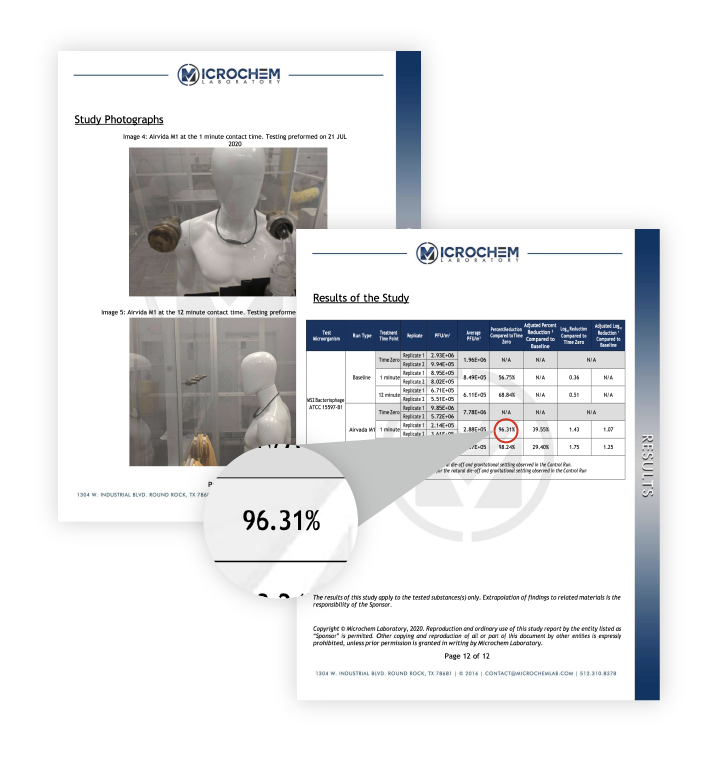 Ible Airvida_Virus Removal_Microchem Lab