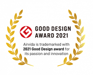 ible Airvida Wearable Air Purifier 2021 Japan Good Design Award